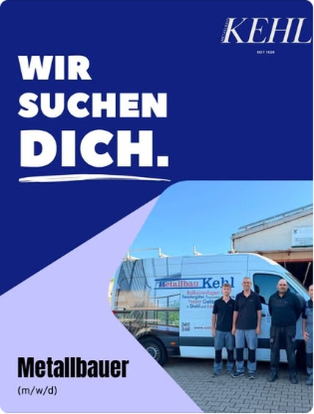 Metallbau Kehl sucht Metallbauer